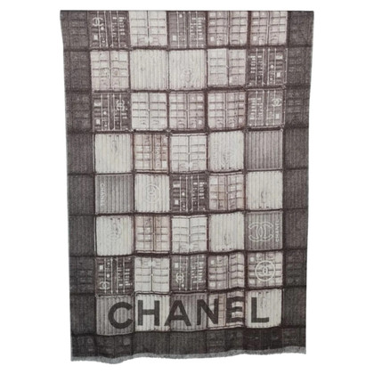 Chanel Sciarpa in Cashmere in Marrone