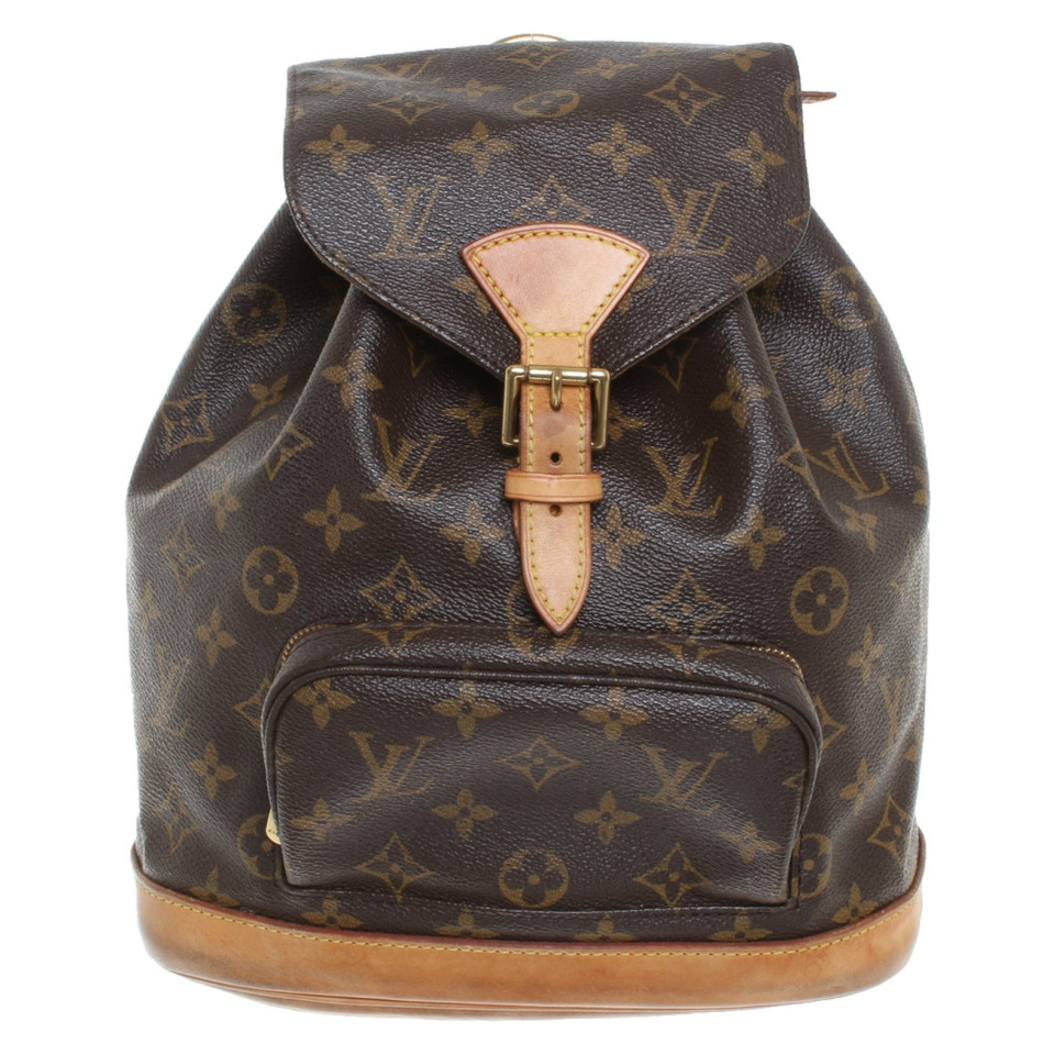 Louis Vuitton Montsouris Backpack MM25 in Tela