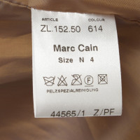 Marc Cain giacca di pelliccia in beige