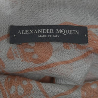 Alexander McQueen Serviette avec motif de crâne