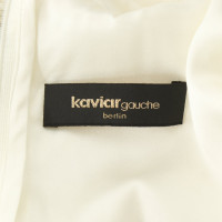 Kaviar Gauche Kanten jurk in crèmewit