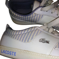 Lacoste Sneakers aus Lackleder in Weiß