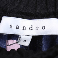 Sandro Pantalon en velours violet