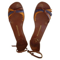 Bruuns Bazaar Sandalen aus Leder in Braun