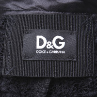 D&G camicetta di pizzo in nero