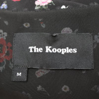 The Kooples Robe en soie avec un motif floral