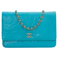 Chanel Wallet on Chain Leather in Blue