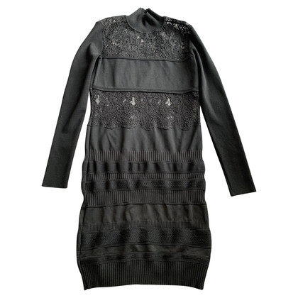 Roberto Cavalli Kleid aus Wolle in Schwarz