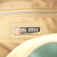 Miu Miu Sac à main en Turquoise