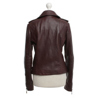 Andere merken Max & Moi - Leather Jacket in Bordeaux
