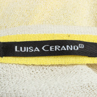 Luisa Cerano Vest in beige / geel