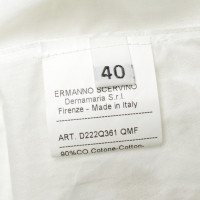 Ermanno Scervino Spitzenkleid in Weiß