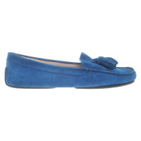 Pretty Ballerinas Pretty Loafer Suede Loafers / Ballet Flats in Blue