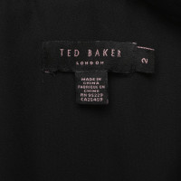 Ted Baker Seidenkleid in Schwarz