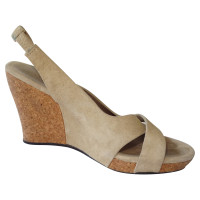 Ugg Australia Wedges aus Wildleder in Beige