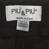 Piu & Piu Pantaloni in nero