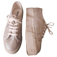 Superga Trainers in Silvery