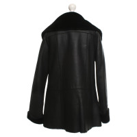 Andere merken Gant - lamsvel jas in zwart