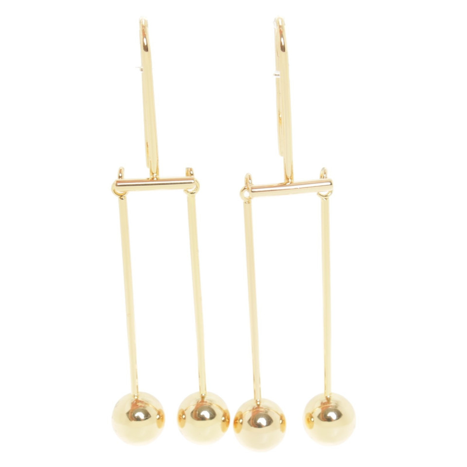 Céline Gold colored earrings