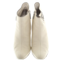 Gucci Witte lederen booties