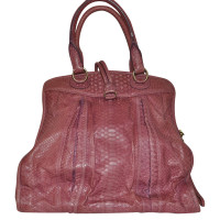 Rena Lange Shoulder bag with reptile embossing