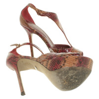 Sergio Rossi Sandals made of python leather