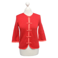 Shanghai Tang  Top en Coton en Rouge