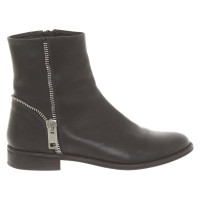 Diesel Black Gold Bottines en Cuir en Noir