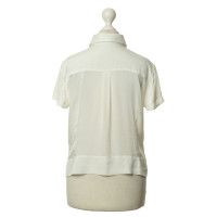 Dolce & Gabbana Short sleeve blouse in cream