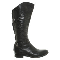 Belstaff Bottes en Cuir en Noir