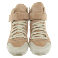 Isabel Marant Sneakers Leer in Huidskleur