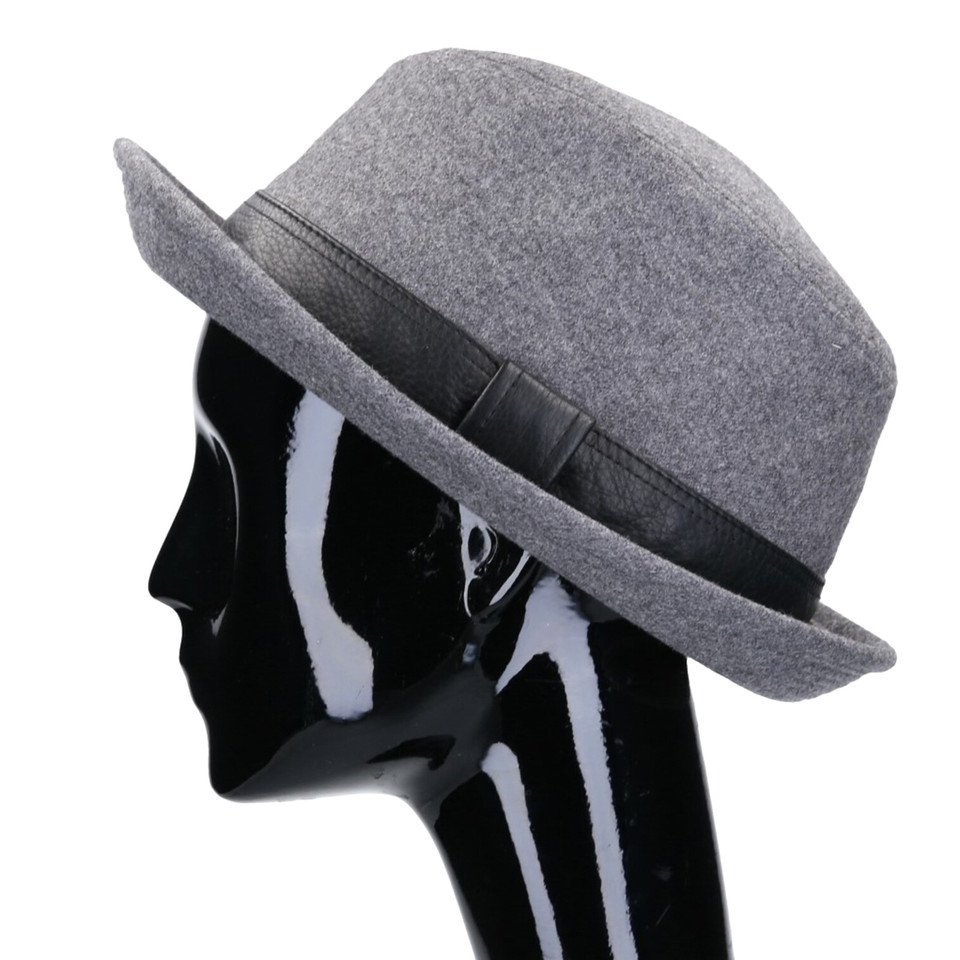 Hermès Hut/Mütze aus Wolle in Grau