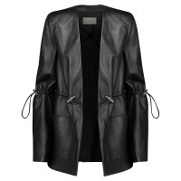 Christopher Kane Giacca/Cappotto in Pelle in Nero