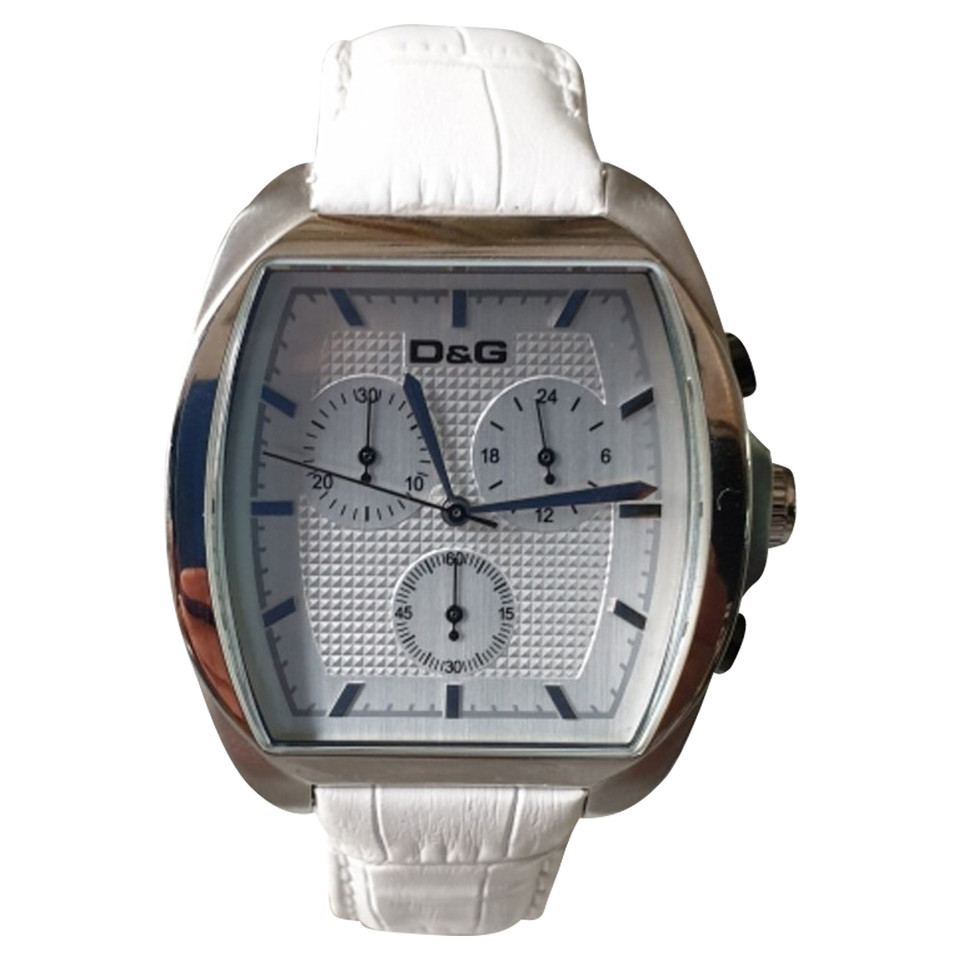 D&G Montre-bracelet en Acier en Blanc