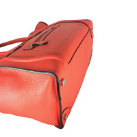 Céline Luggage Mini aus Leder in Orange