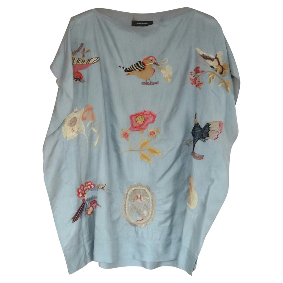 Isabel Marant embroidered silk blouse