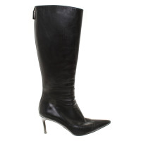 Gucci Black boots of smooth leather