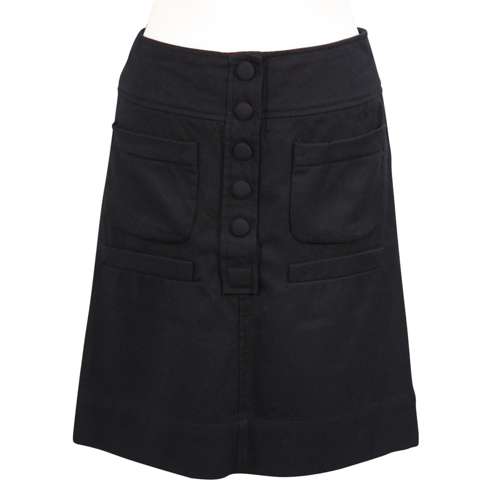 French Connection Wool skirt in black