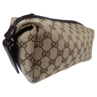 Gucci Clutch Bag Cotton in Beige