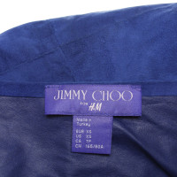 Jimmy Choo For H&M Lederoberteil in Blau