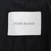 Pierre Balmain Veste/Manteau en Cuir en Noir
