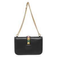 Valentino Garavani Lock in Pelle in Nero