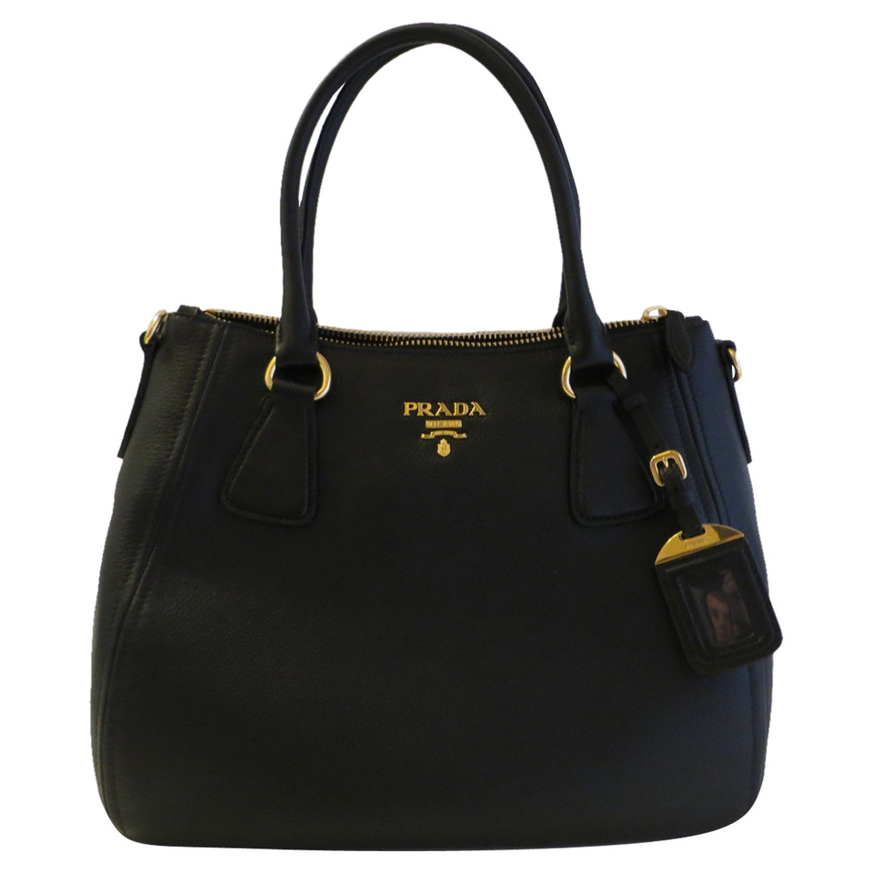 Prada Sac à main en Cuir en Noir