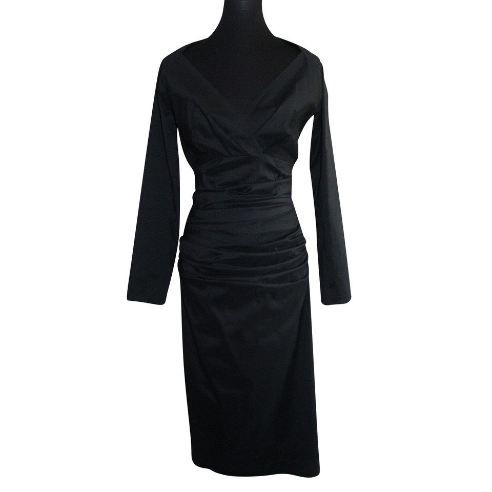 Talbot Runhof zwarte jurk