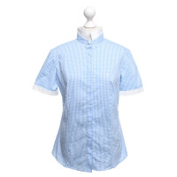 Fay Shirt in Blau/Weiß