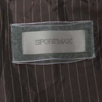Sport Max Giacca di pelle marrone
