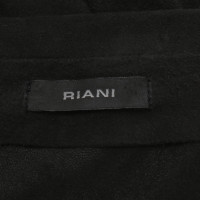 Riani gonna di pelle in grigio scuro