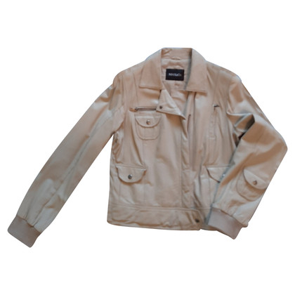 Max & Co Jacket/Coat Leather in Beige