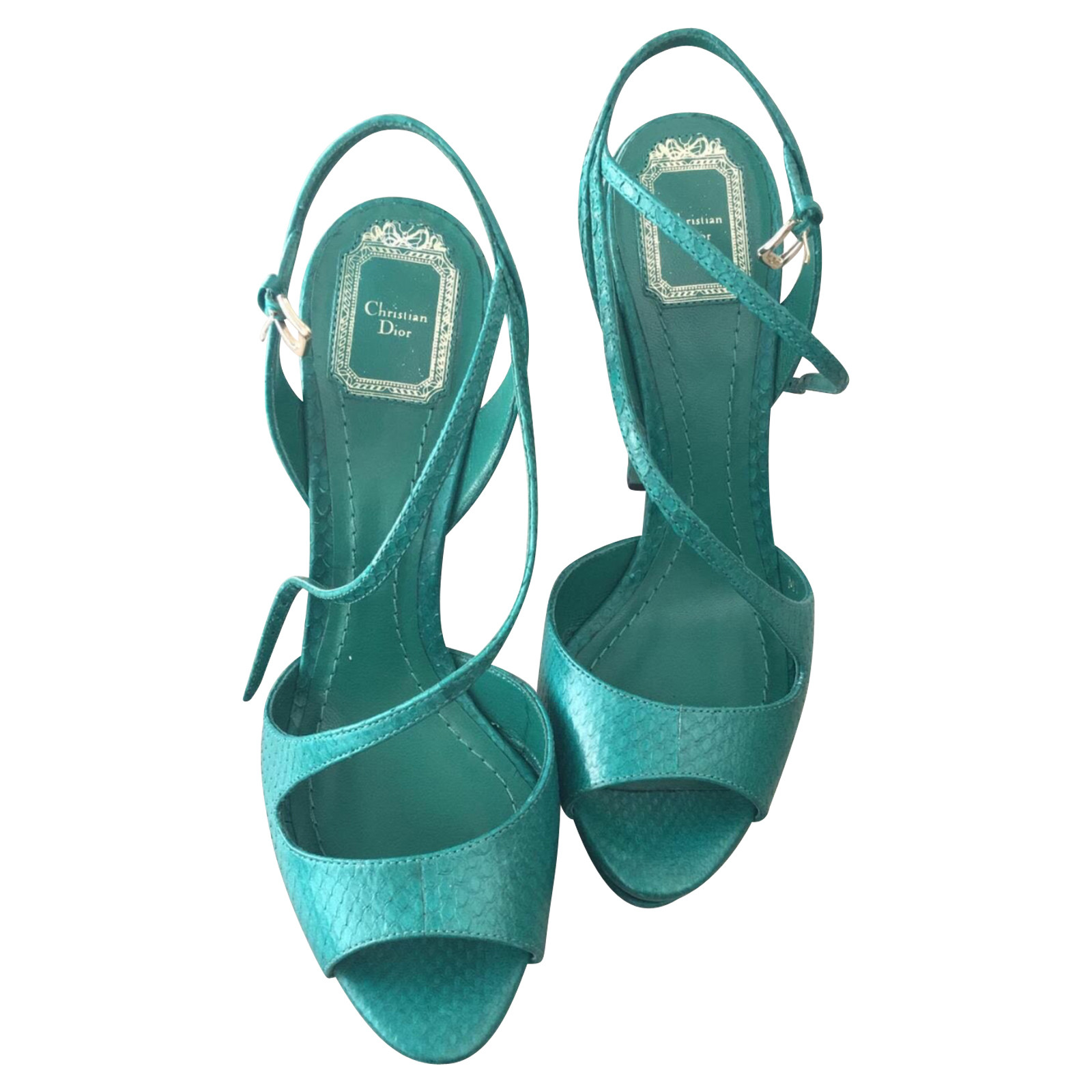 Dior Chaussures compensées en Vert - Acheter Dior Chaussures compensées en  Vert d'occasion pour 399€ (6187417)