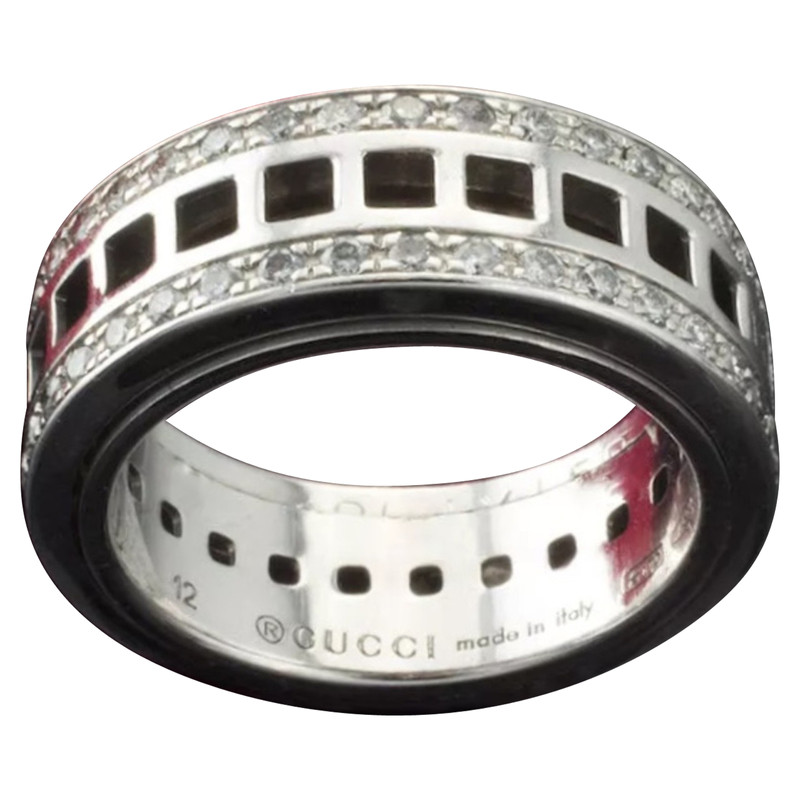 Gucci Ring White gold in Silvery 
